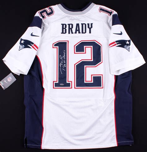 tom brady autographed jersey